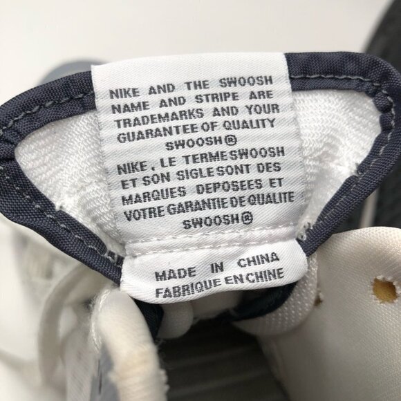RARE Nike Dunk Sky Hi 2.0 Grey White Mesh Hidden Wedge Lace-up Sneaker Shoes - Picture 13 of 16